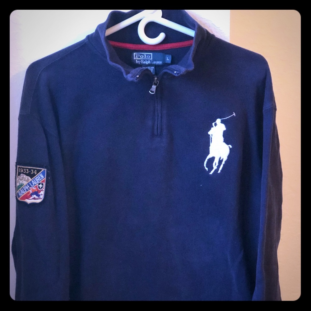 Ralph Lauren Polo Large Pony Ski 1/4 zip